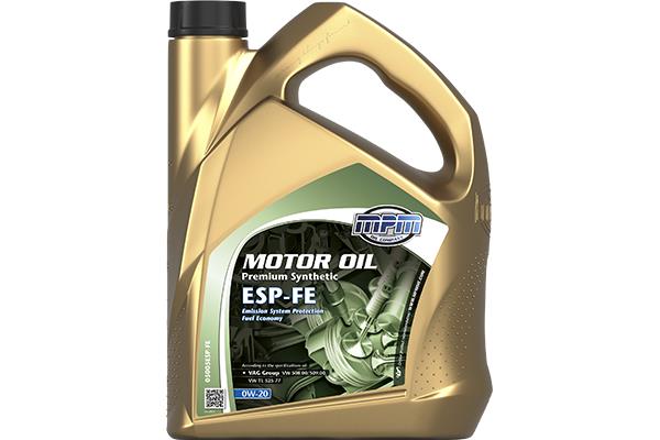 ΛΑΔΙ SAE 0W-20 ΣΥΝΘΕΤΙΚΟ ESP-FE ΓΙΑ VAG 2.0TFSI&3.0TDI 5 ltr VW 508.00/509.00 MPM