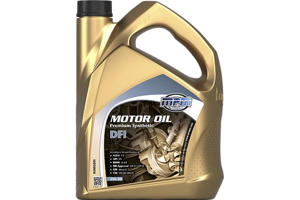 ΛΑΔΙ SAE 5W-30 ΣΥΝΘΕΤΙΚΟ DFI 5 ltr ACEA C3,API SN,BMW LL-04 MPM