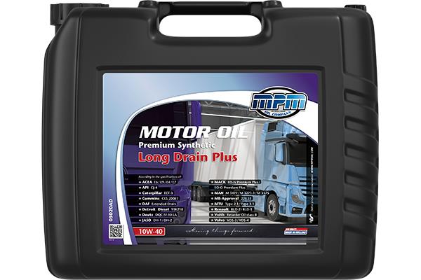 ΛΑΔΙ SAE 10W-40 ΣΥΝΘΕΤΙΚΟ ΓΙΑ ΦΟΡΤΗΓΑ Euro5/6 20 Ltr ACEA E4/E6/E7/E9 MPM