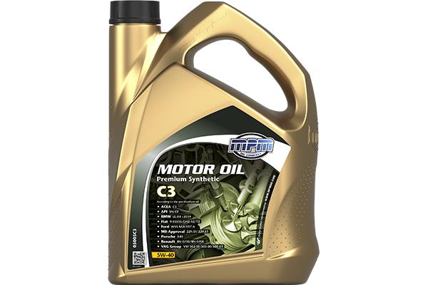 ΛΑΔΙ SAE 5W-40 ΣΥΝΘΕΤΙΚΟ C3 5 ltr ACEA C3,API CF/SN MPM