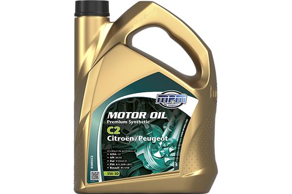 ΛΑΔΙ SAE 5W-30 ΣΥΝΘΕΤΙΚΟ C2 ΓΙΑ Citroen-Peugeot 5 ltr ACEA C2,API CF/SN MPM