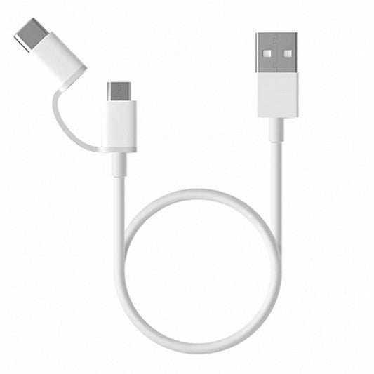 Καλώδιο USB σε Micro USB και USB C Xiaomi SJX01ZM Λευκό