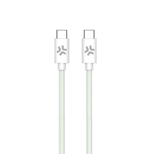 USB-C Cable Celly USBCUSBCCOTTGN Green 1,5 m