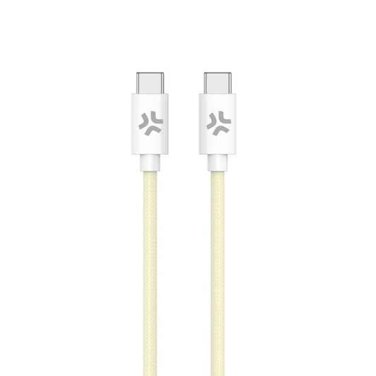 USB-C Cable Celly USBCUSBCCOTTYL Yellow 1,5 m