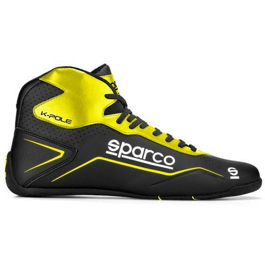 Μπότες Racing Sparco K-POLE Μαύρο/Κίτρινο 36
