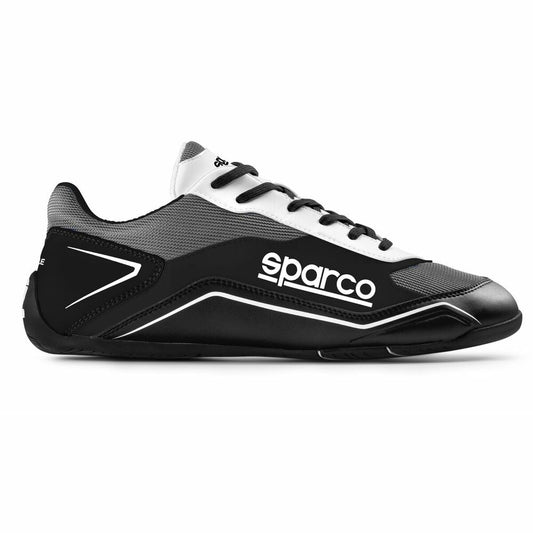Racing Ankle Boots Sparco S-POLE Black Black/White 43