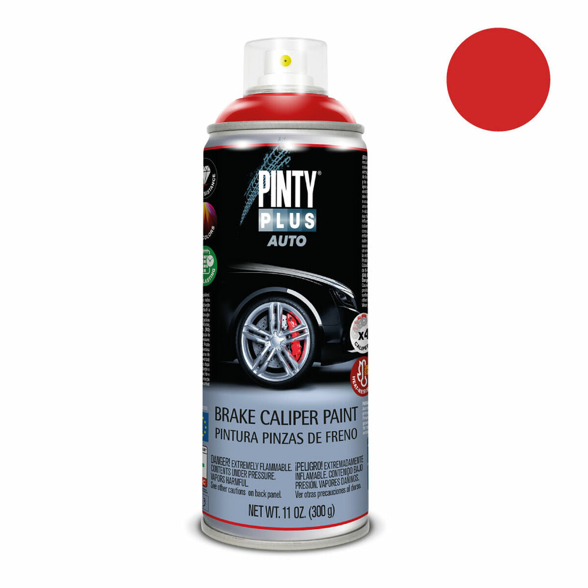 Σπρέι βαφής Pintyplus Auto PF107 400 ml Δαγκάνες Φρένων Κόκκινο