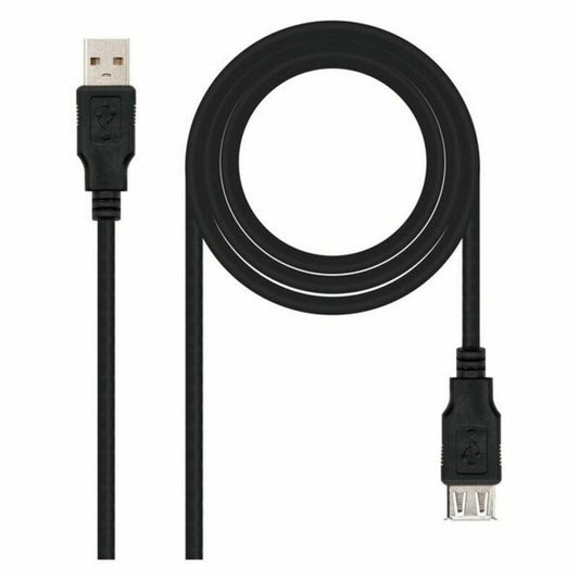 Καλώδιο USB NANOCABLE 10.01.0204-BK 3 M Μαύρο 3 m