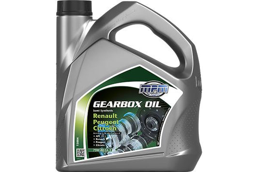 ΒΑΛΒΟΛΙΝΗ SAE 75W-80 GL-5 ΗΜΙΣΥΝΘΕΤΙΚΗ PSA,RENAULT4 ltr API GL5  MPM