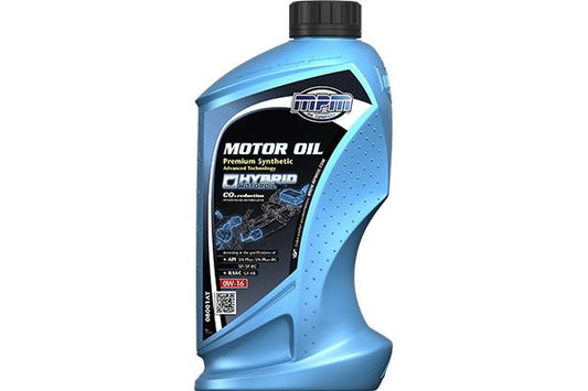 ΛΑΔΙ SAE 0W-16 ΣΥΝΘΕΤΙΚΟ ΓΙΑ ΥΒΡΙΔΙΚΑ 1 ltr API SN PLUS/SN PLUS-RC MPM