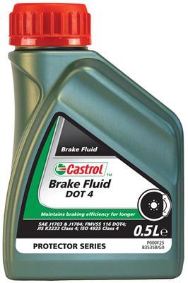 CASTROL Brake Fluid DOT 4, 15X.5L U5